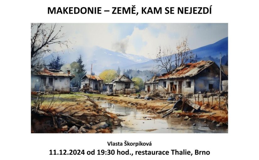 Makedonie – země kam se nejezdí, promítání v&nbsp;rámci ornitohospody 11.12.2024